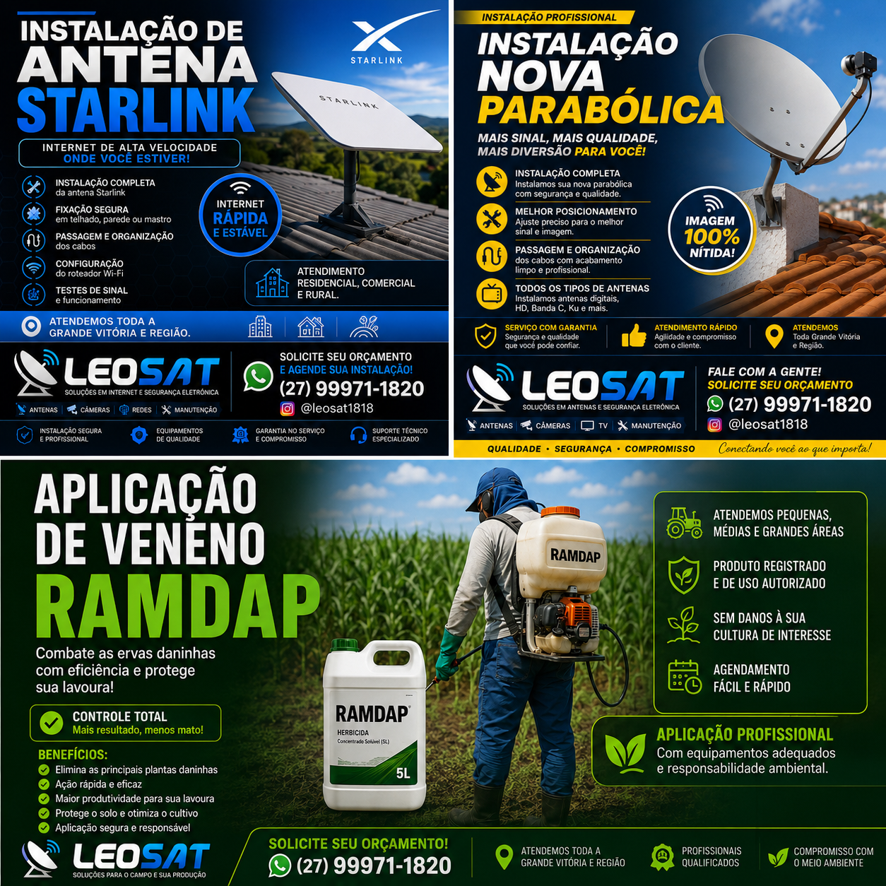 📡 INSTALAÇÃO DE ANTENAS e CÂMERAS DE SEGURANÇA CFTV 🔒