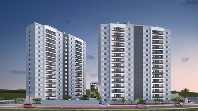 Residencial Parkside, 2 Quartos com varanda e churrasqueira