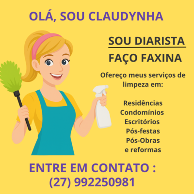 Claudynha Faxineira Profissional 