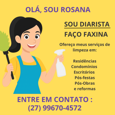 Rosana Diarista | Faxina Profissional