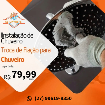 Precisa Instalar Seu Chuveiro? Chama A Climavolts