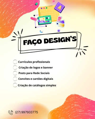 Faço designs