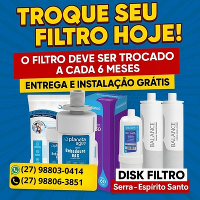 Disk Filtro para Bebedouro