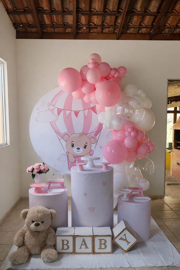 Decoração Chá de Bebê Ursinha Baloeira