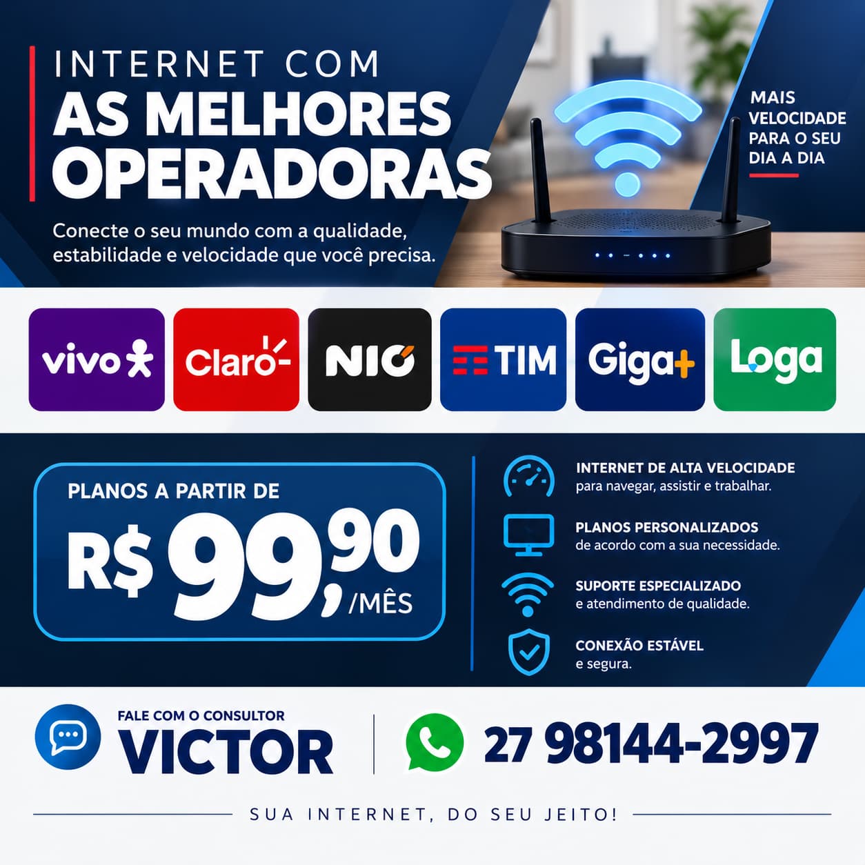 Internet Vivo Total Fibra Wi-Fi