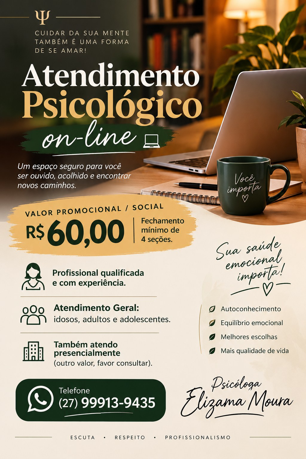Atendimento Psicológico Online