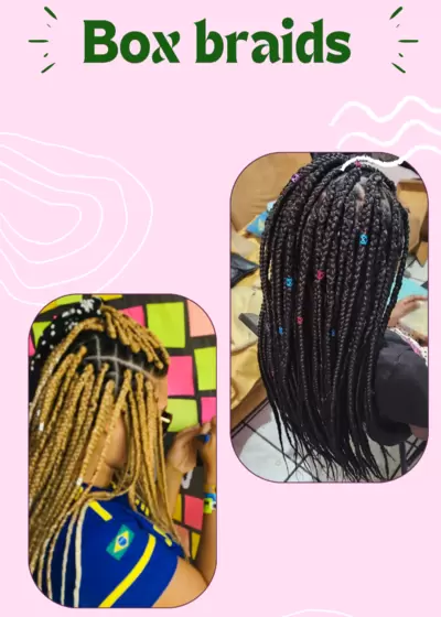 Trança box braids