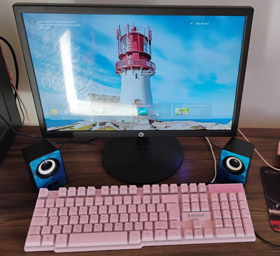Computador Completo Com Mesa Incluso